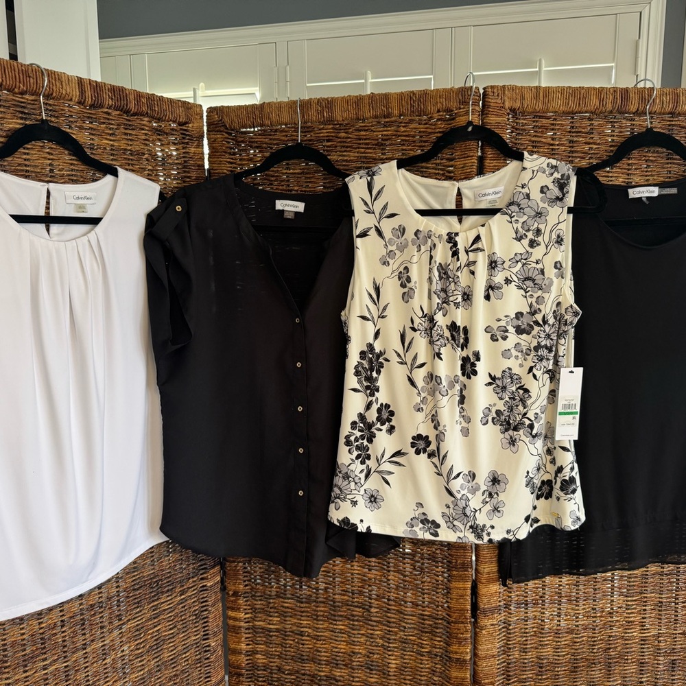 Calvin Klein dress tops- Lot of Four